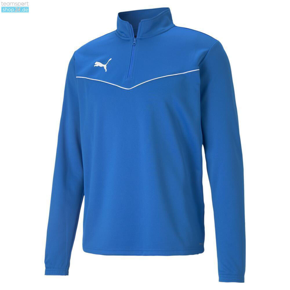 

Толстовка на молнии 1/4 Puma TeamRISE, синий/белый