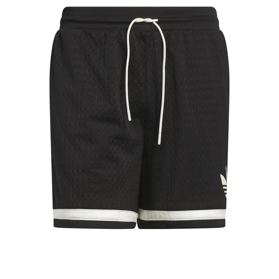 Свободные шорты ADIDAS ORIGINALS 'Originals Basketball' черного цвета