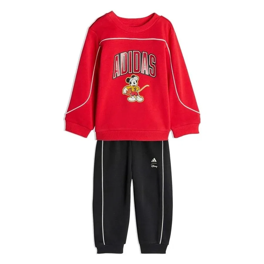 Детский спортивный костюм с длинным рукавом adidas, Красный — фото 2