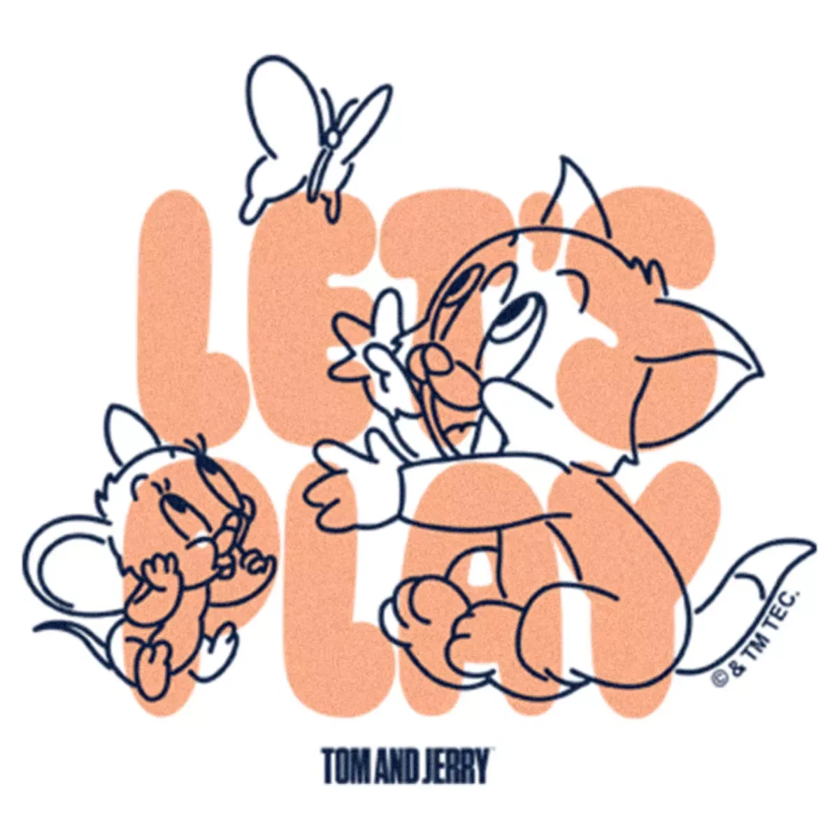Детское боди с коротким рукавом Tom and Jerry Babies Let's Play, Белый — фото 2