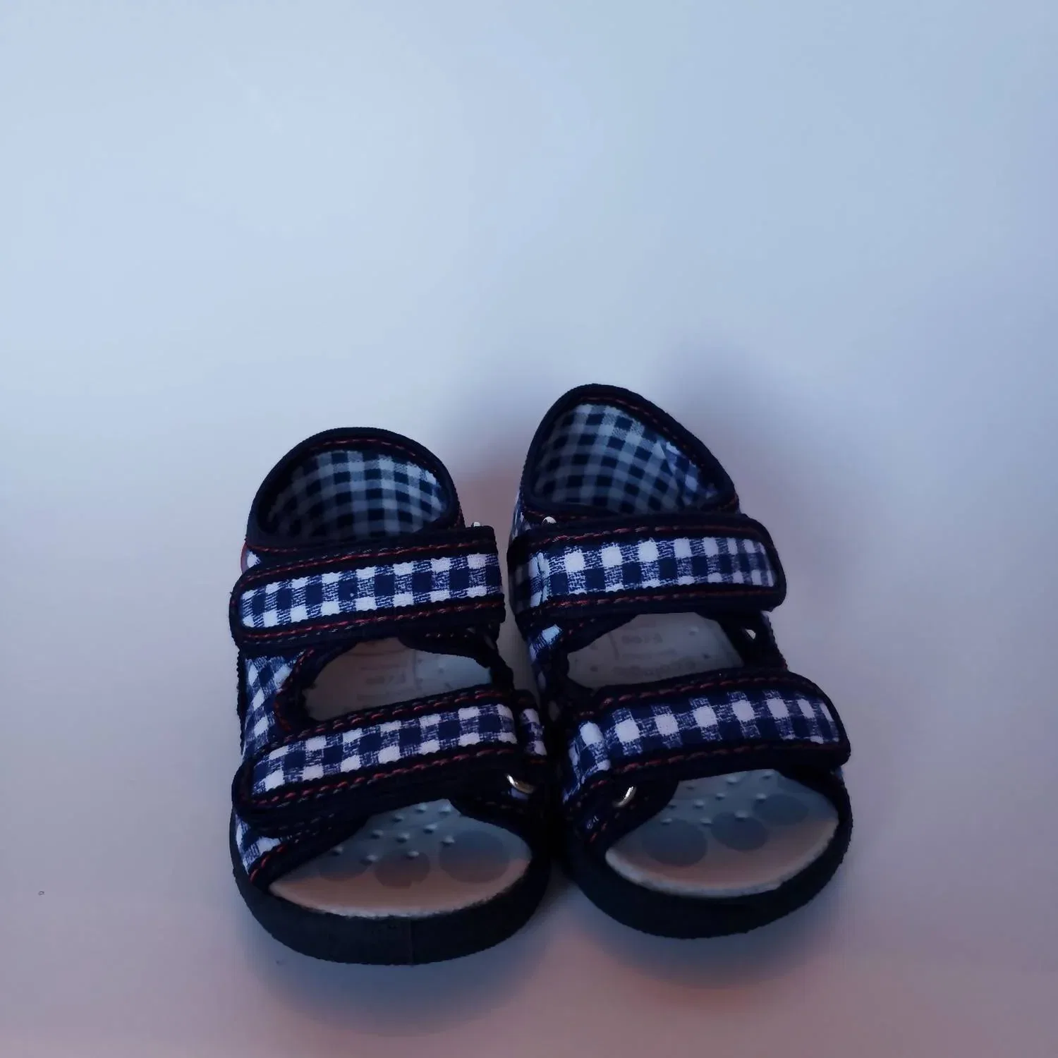 Детские сандалии на липучках с ортопедической поддержкой Renbut Shoes, Black/White