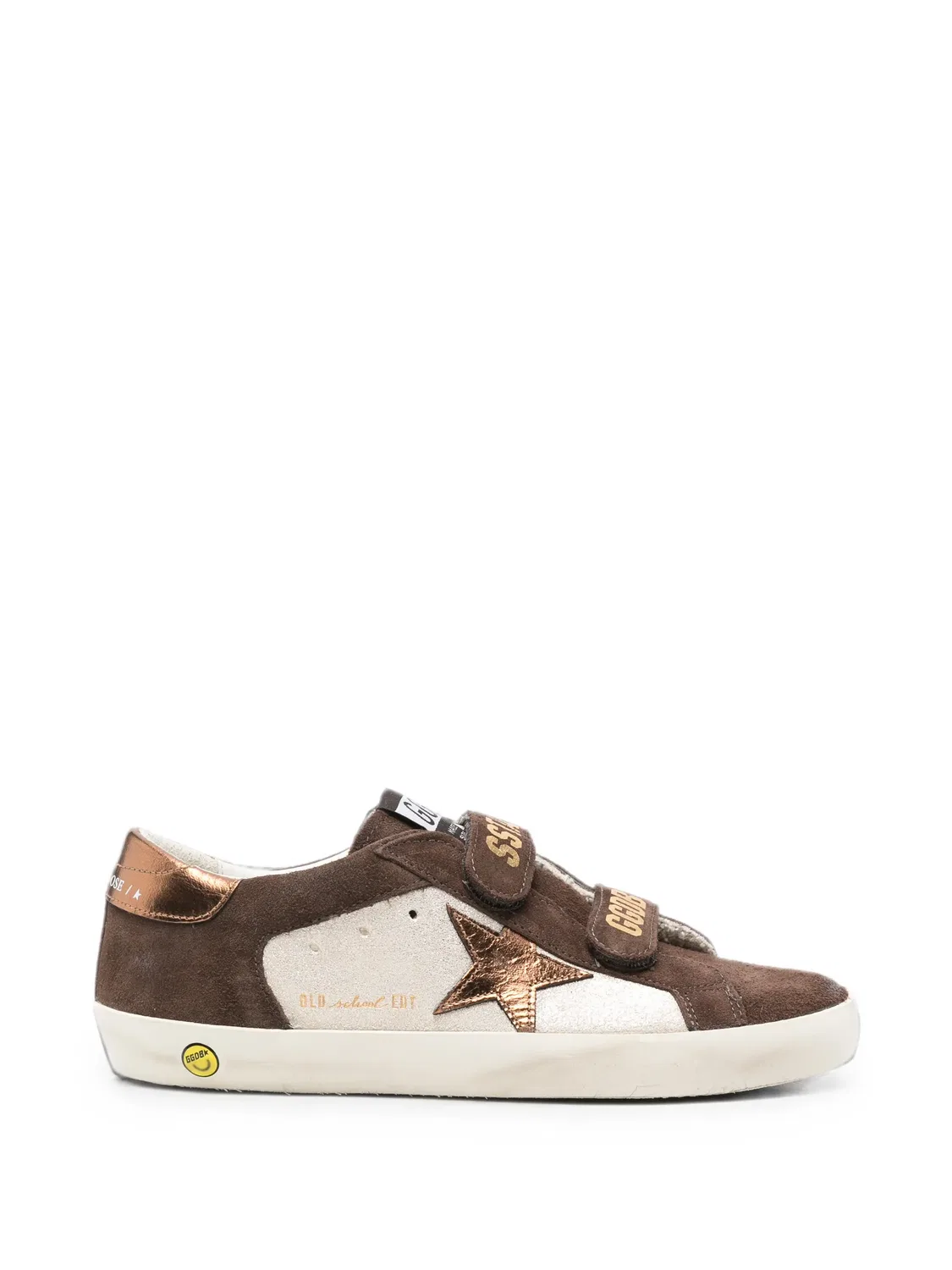 Кроссовки Old School коричневые Golden Goose, коричневый