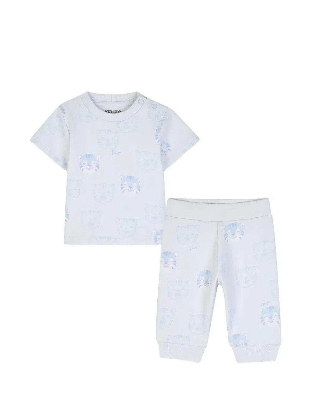 Комплект с принтом Kenzo Kids, синий
