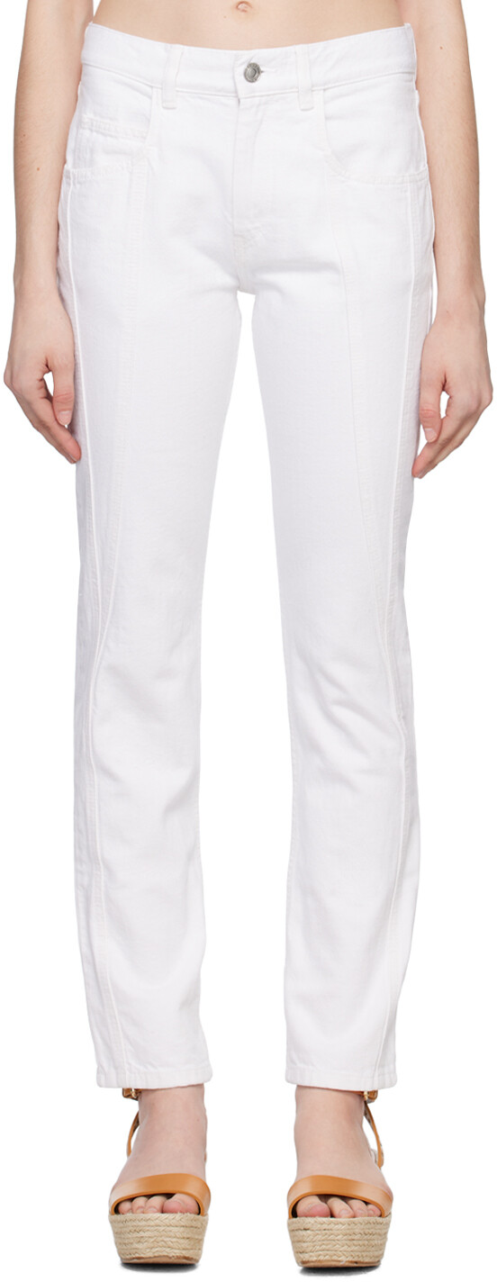 

Белые джинсы Викира Isabel Marant