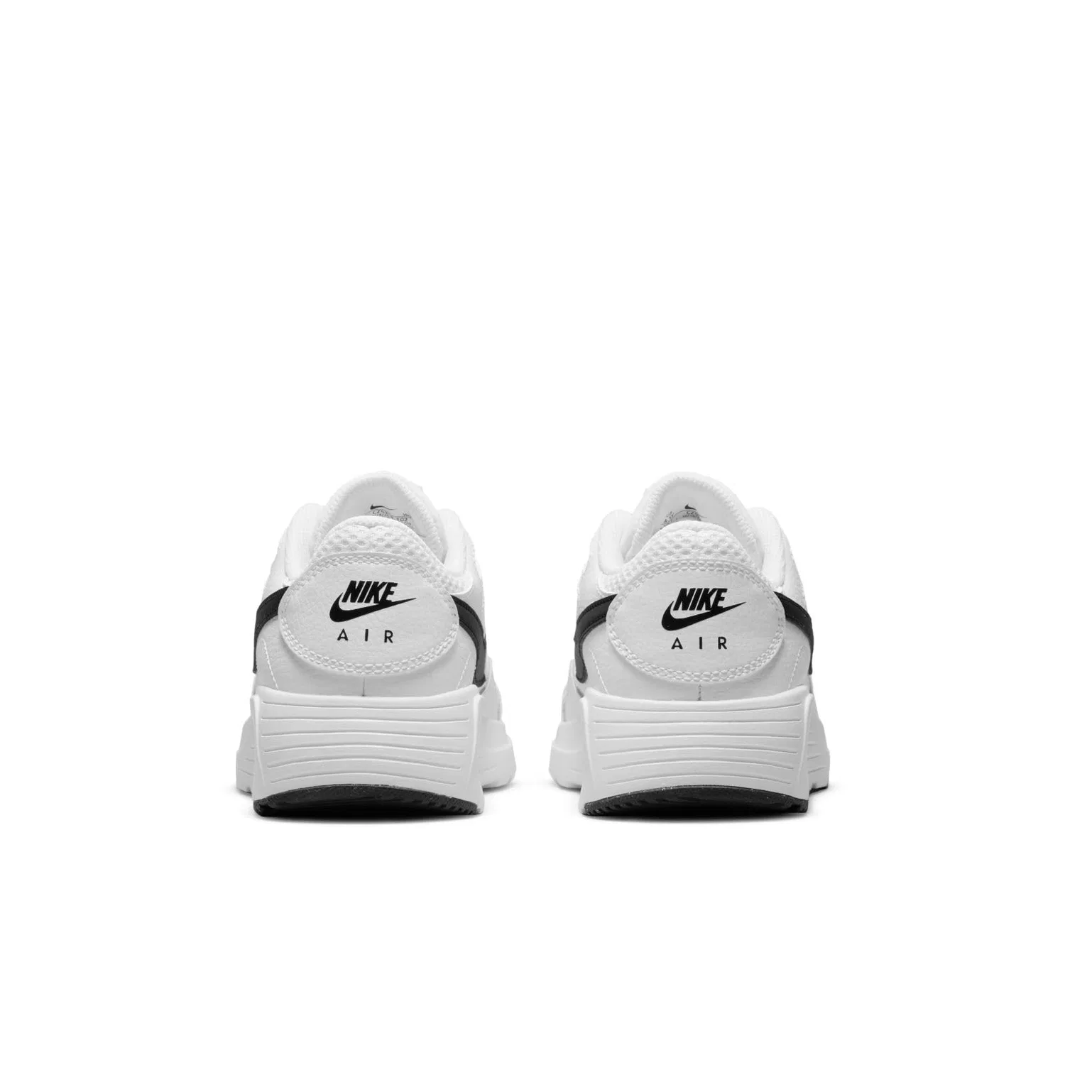 Детские кроссовки для мальчиков с шнуровкой Air Max Sc NIKE, White Black — фото 3