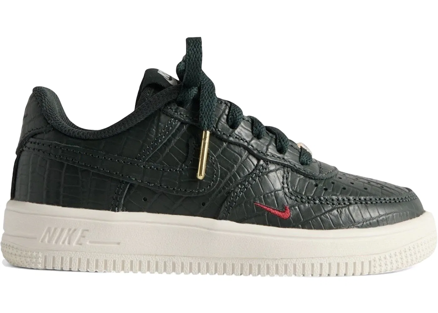 Детские кроссовки Lifestyle Nike Force 1 Low, Black Spruce/Black Spruce/Phantom/Varsity Red