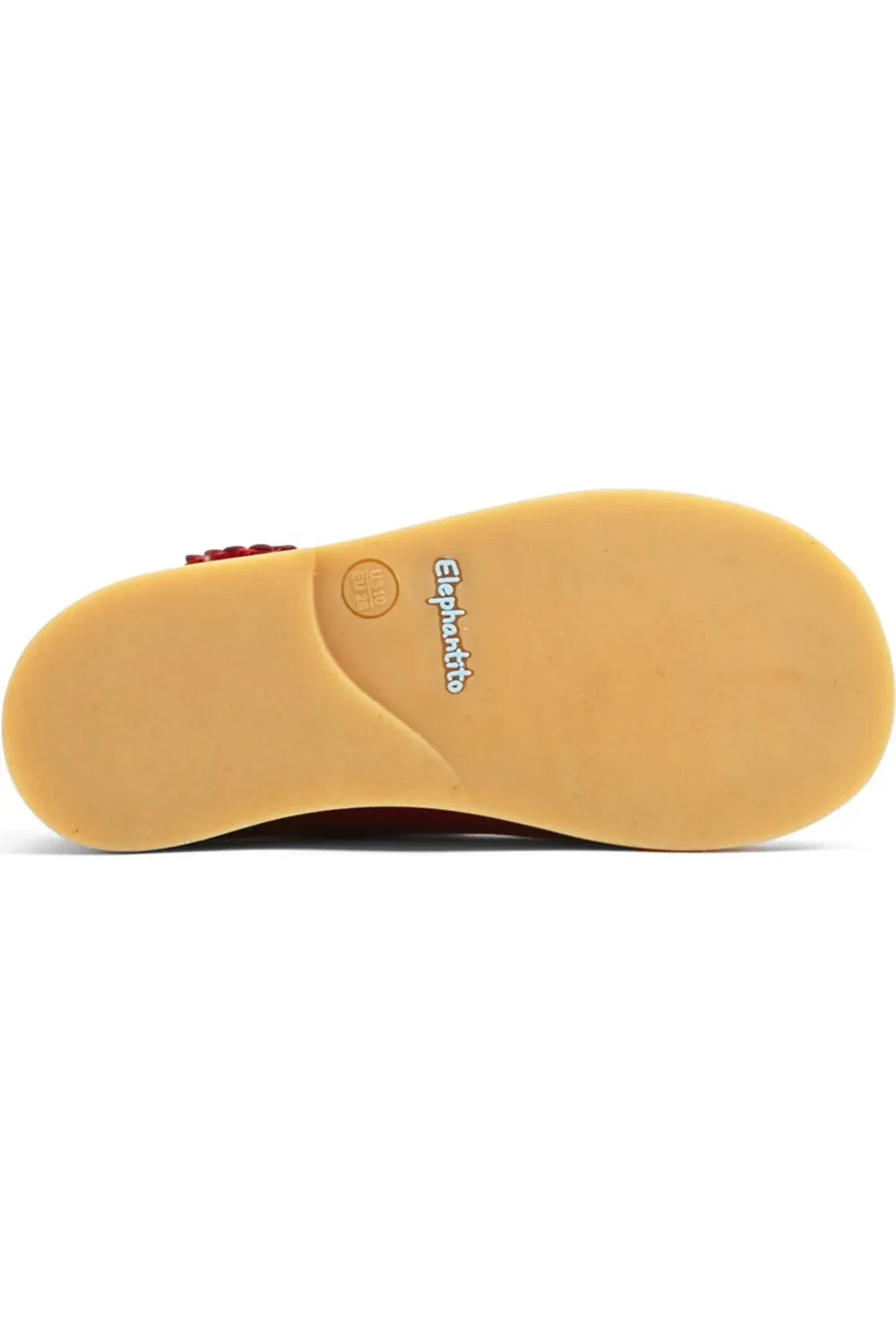 Туфли детские мэри-джейн с волнистым краем Elephantito, Red Patent — фото 4
