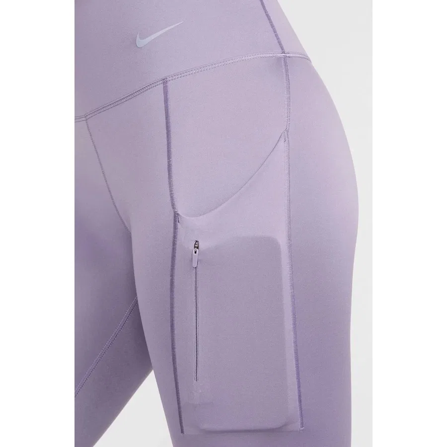 Леггинсы для тренировок Nike Training Go Dri-FIT InfinaLock High Rise 7/8 с 6 карманами, Фиолетовый — фото 4