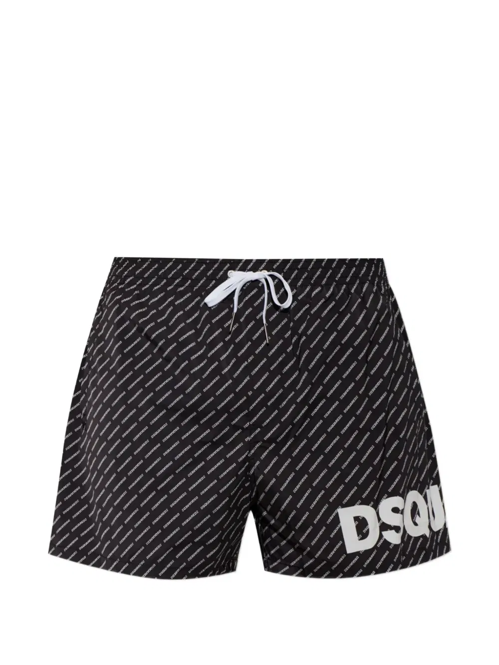 Плавки-шорты с логотипом на кулиске DSQUARED2, черный