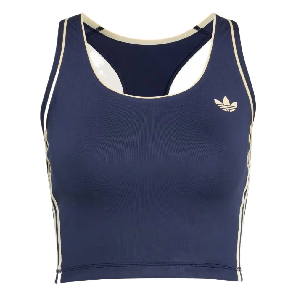 Женская майка спортивная без рукавов с квадратным вырезом Midnight Indigo Adidas Originals, Midnight Indigo