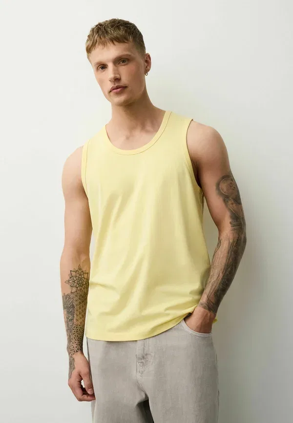 Комплект из 4 топов Regular fit, хлопок, Next ecru, white, pink, yellow, green, белый/зеленый/желтый/розовый — фото 4