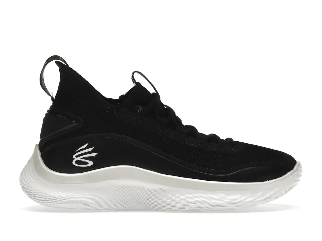 Детские кроссовки для баскетбола Under Armour Curry Flow 8, Black/White/Black
