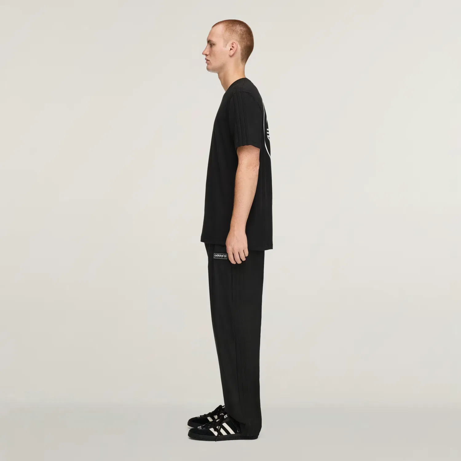 Мужские спортивные штаны прямого кроя SPZL F.C. Track Pant Adidas Originals, черный — фото 2