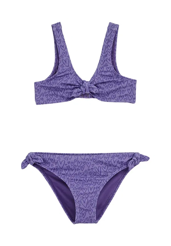 Купальник комплект с принтом Set bikini We Fashion, Purple, фиолетовый