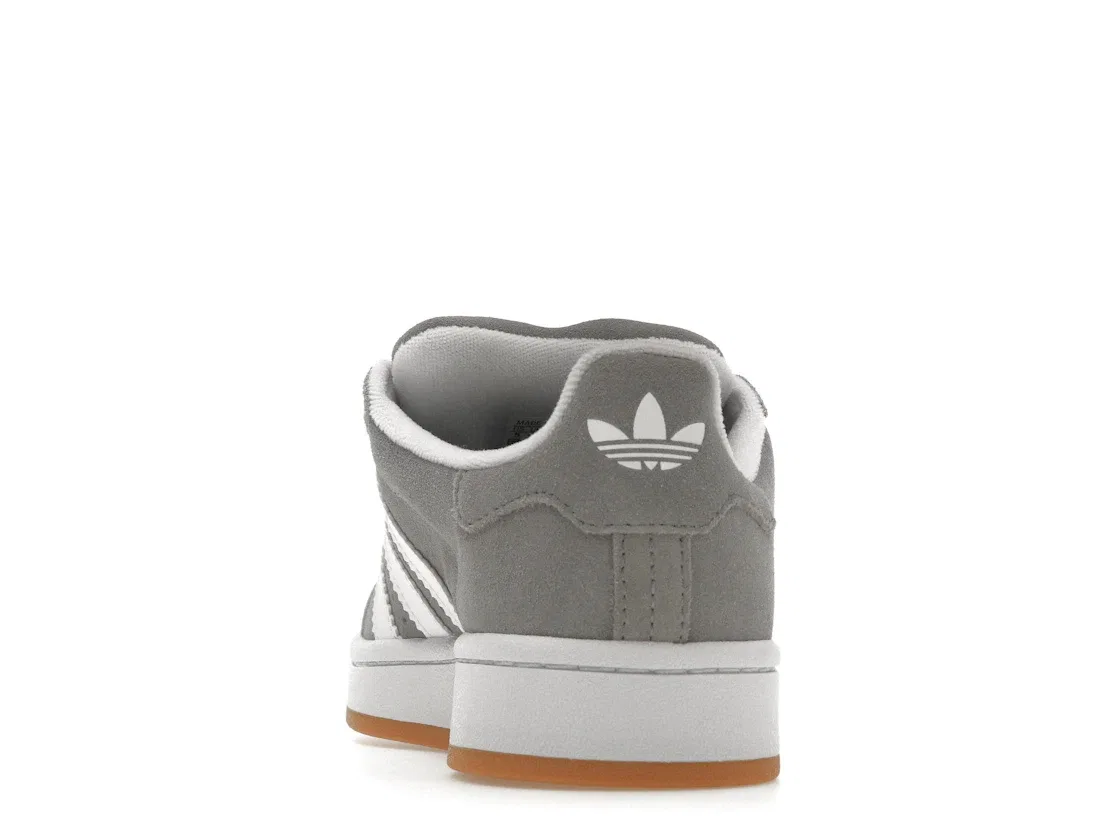 Детские кроссовки на шнуровке Campus 00s Adidas, Grey Three Cloud White Cloud White — фото 4