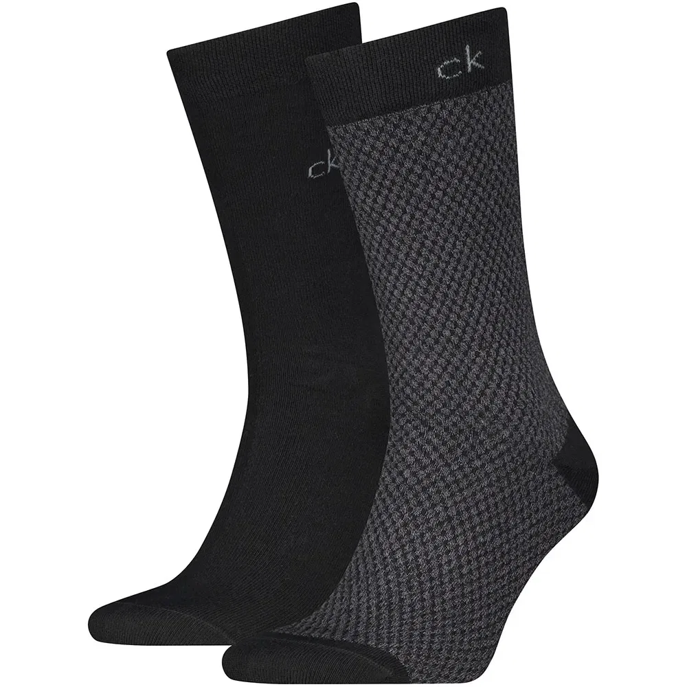 Мужские носки Calvin klein Mouline Structure, Black