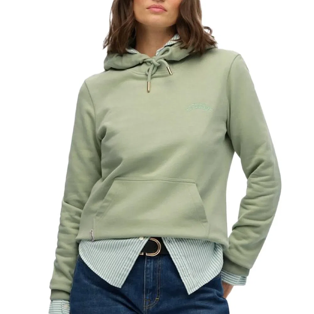 Женское худи с капюшоном Superdry, Grun