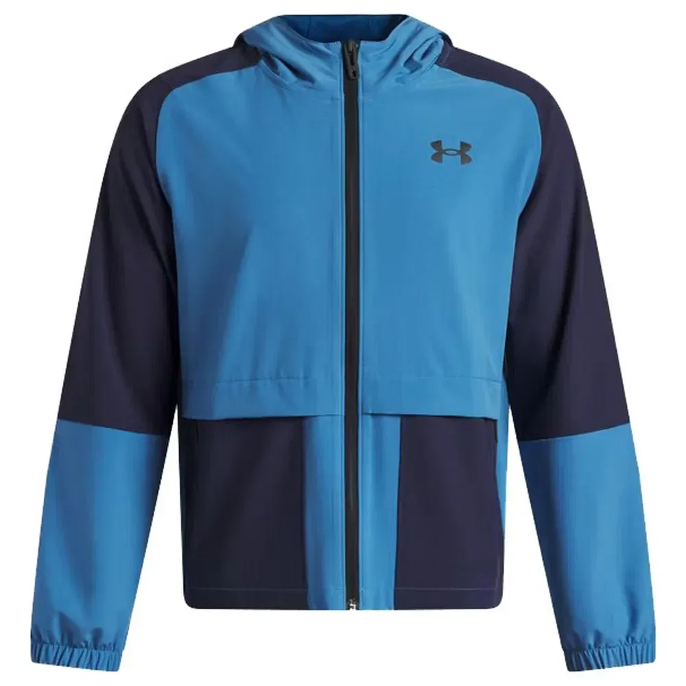 Детская куртка для мальчиков ветрозащитная Unstoppable Woven Under armour, Blue