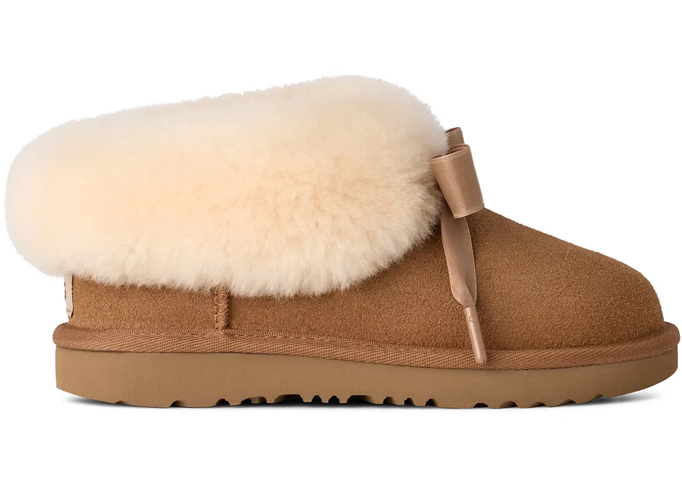 Детские тапочки с ворсом UGG Bailey Slipper, Chestnut