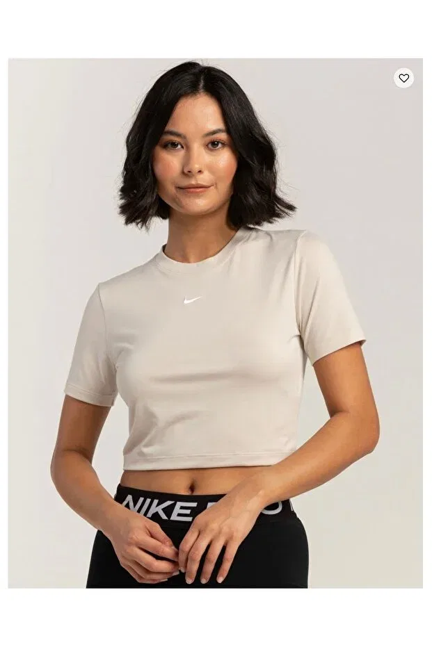 Женская футболка хлопковая Nike, Cream