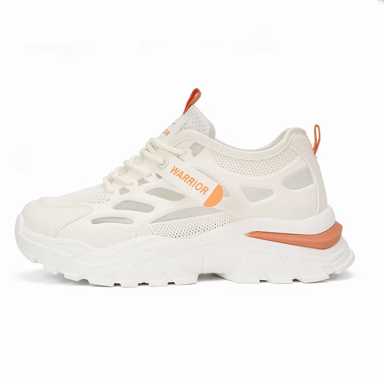Детские кроссовки с толстой подошвой Low top Chunky Sneakers WARRIOR, Beige Orange