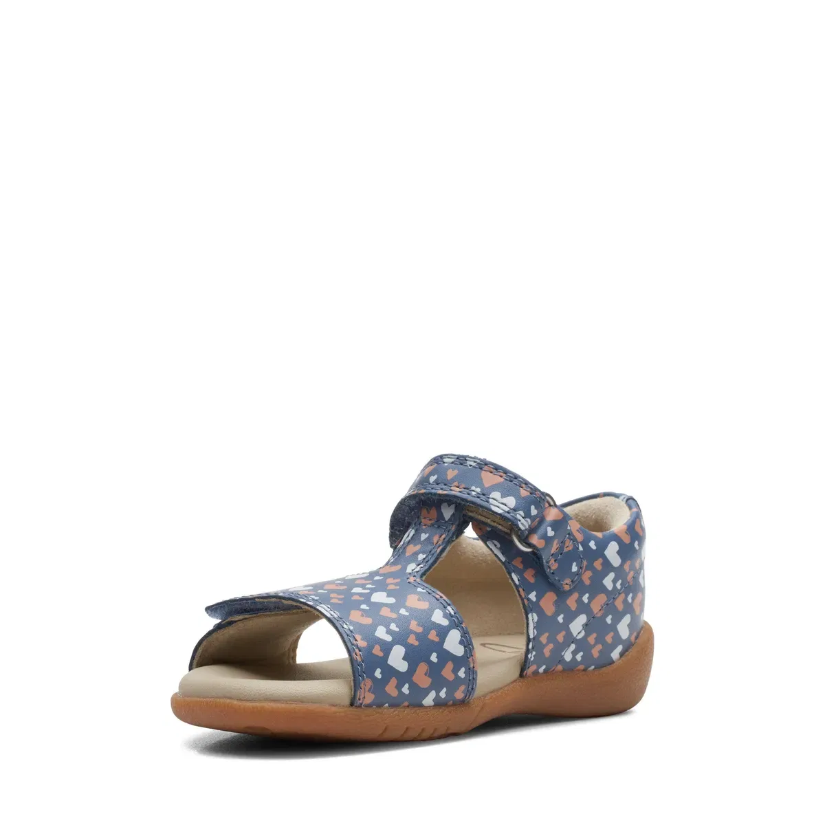 Детские сандалии с джинсовым принтом Zora Beat Clarks, Blue — фото 4