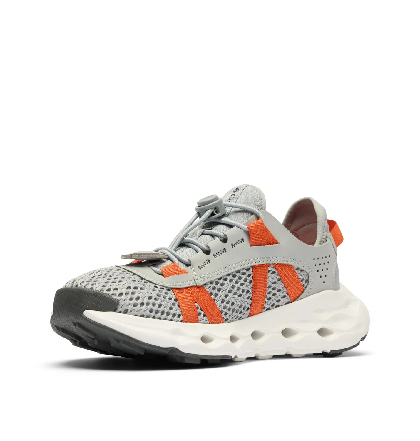 Детские водные туфли для мальчиков и девочек Drainmaker XTR Columbia, Grey Steam Tangy Orange