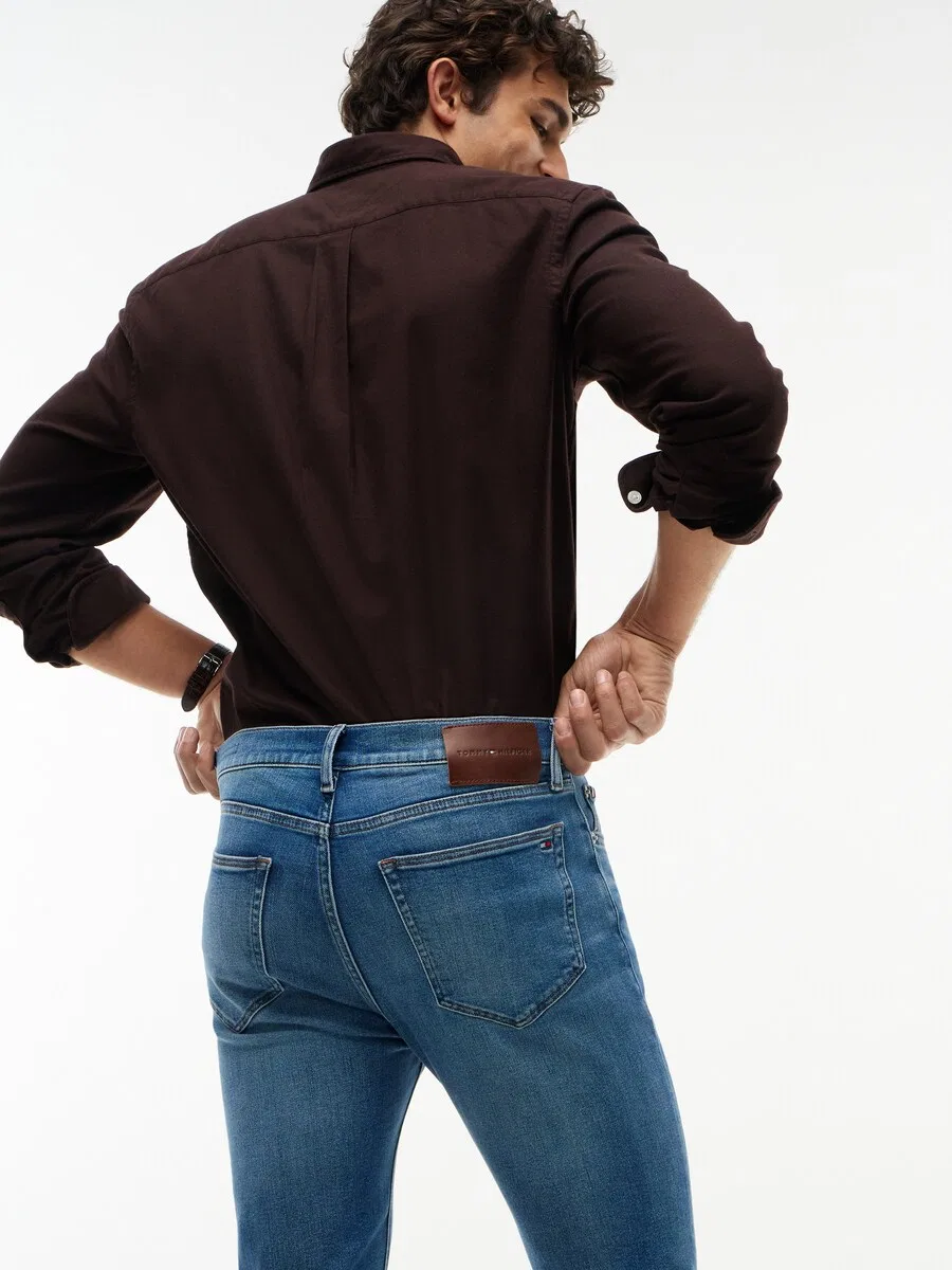 Джинсы TOMMY HILFIGER Slim fit 'BLEECKER' синего цвета — фото 3