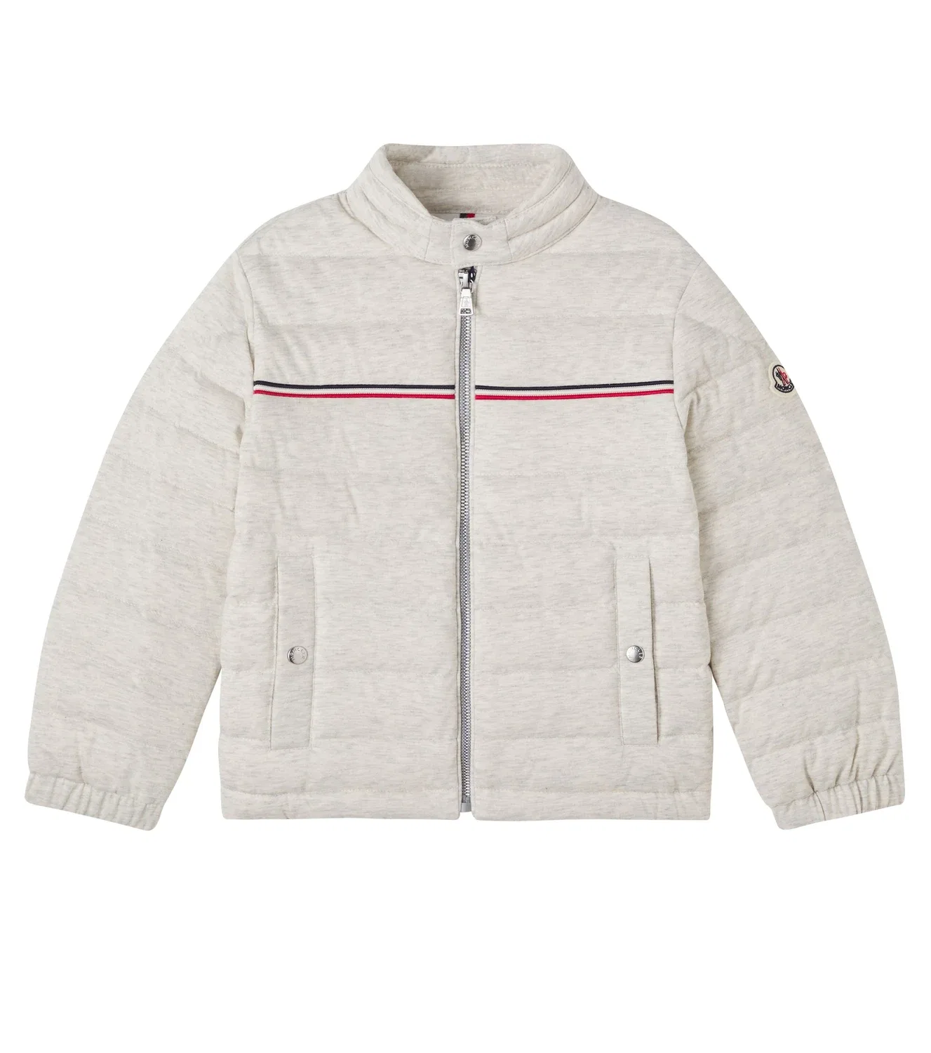 Пуховик хлопковый Moncler Enfant, белый