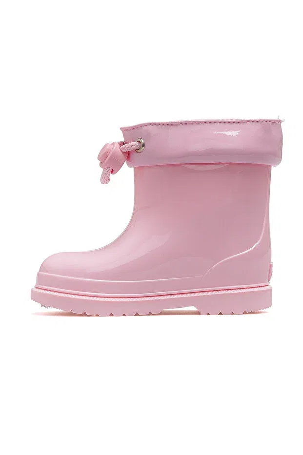 Детские ботинки для девочек из эко-кожи Bımbı unicorn girls' daily boots Igor, Pink — фото 2