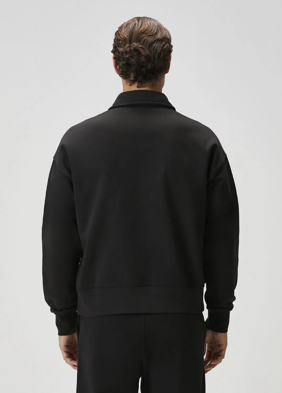 Свитшот Calvin Klein Weight Terry, черный — фото 4