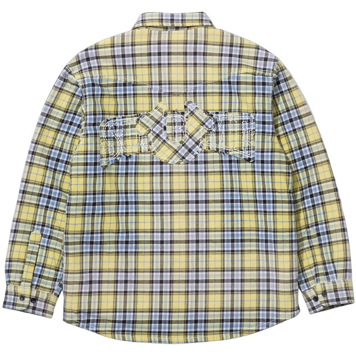 Мужская рубашка с подкладкой и принтом кантри True Religion FW25 WEEK13 Supreme, Yellow