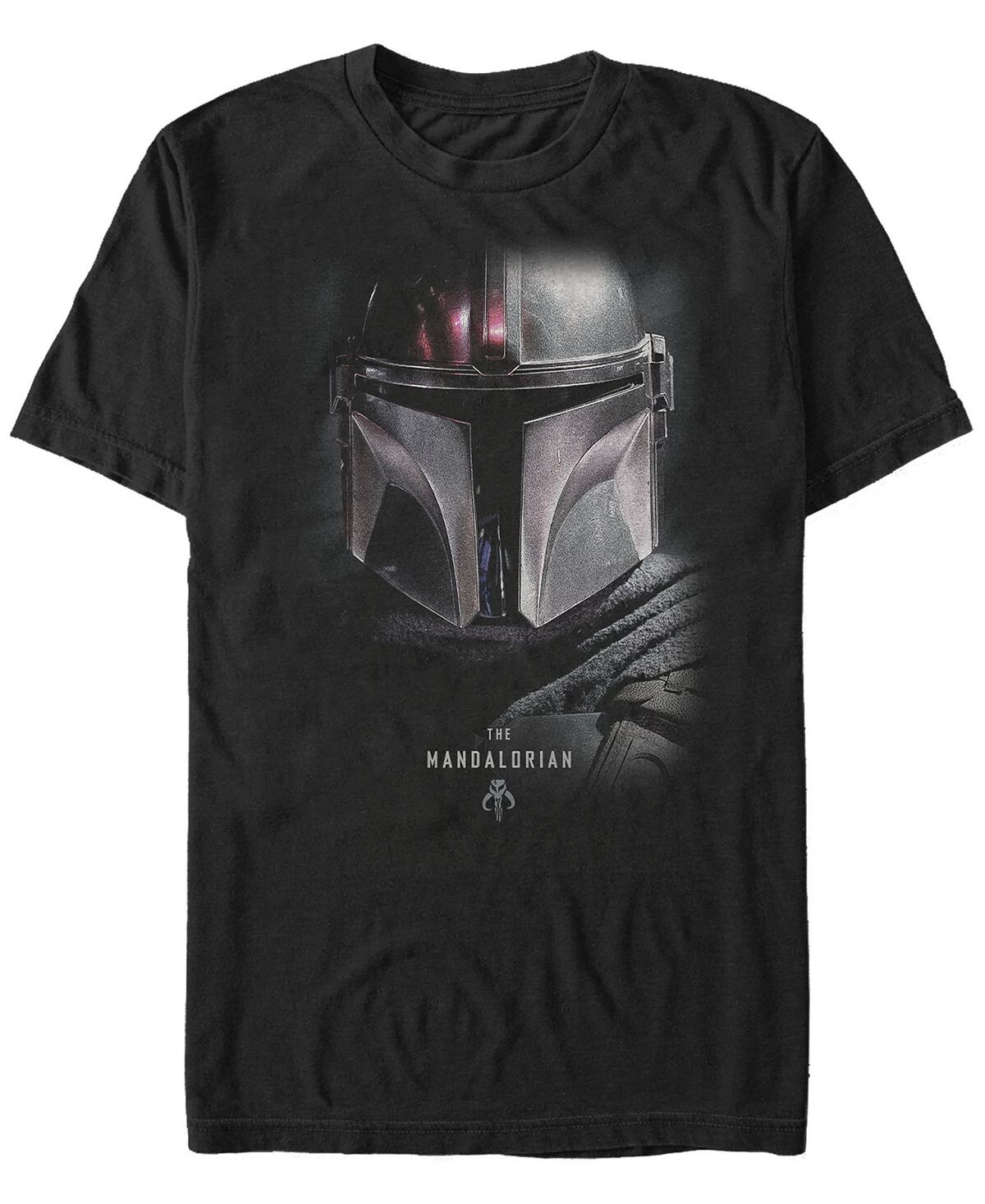 

Мужская футболка со шлемом mandalorian big face star wars Fifth Sun, черный