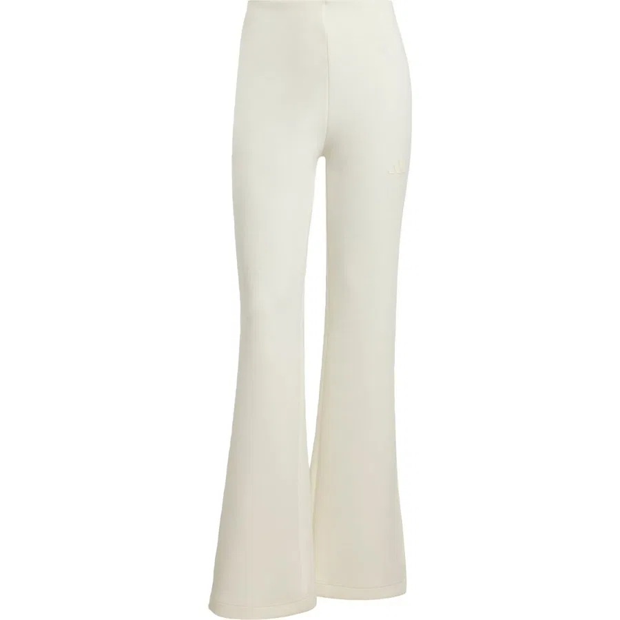 Брюки спортивные с расклешенными штанинами Soft Lux Flared Pants adidas, Белый — фото 3