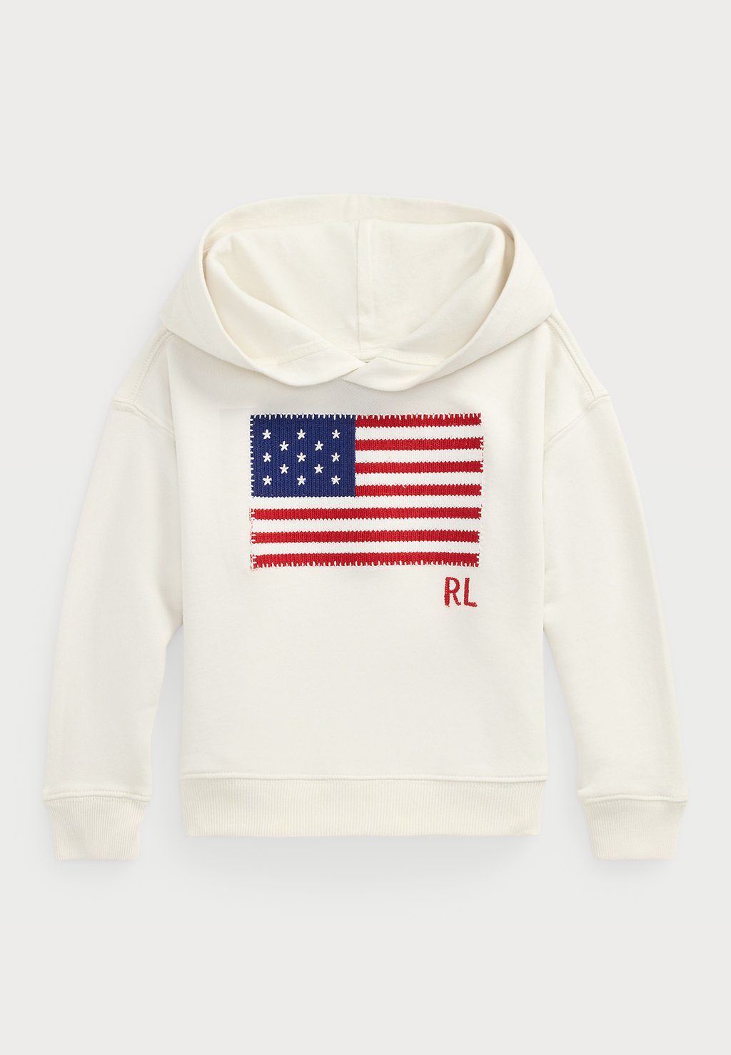 

Толстовка с капюшоном FLAG APPLIQUÉ FRENCH TERRY HOODIE Polo Ralph Lauren, синий