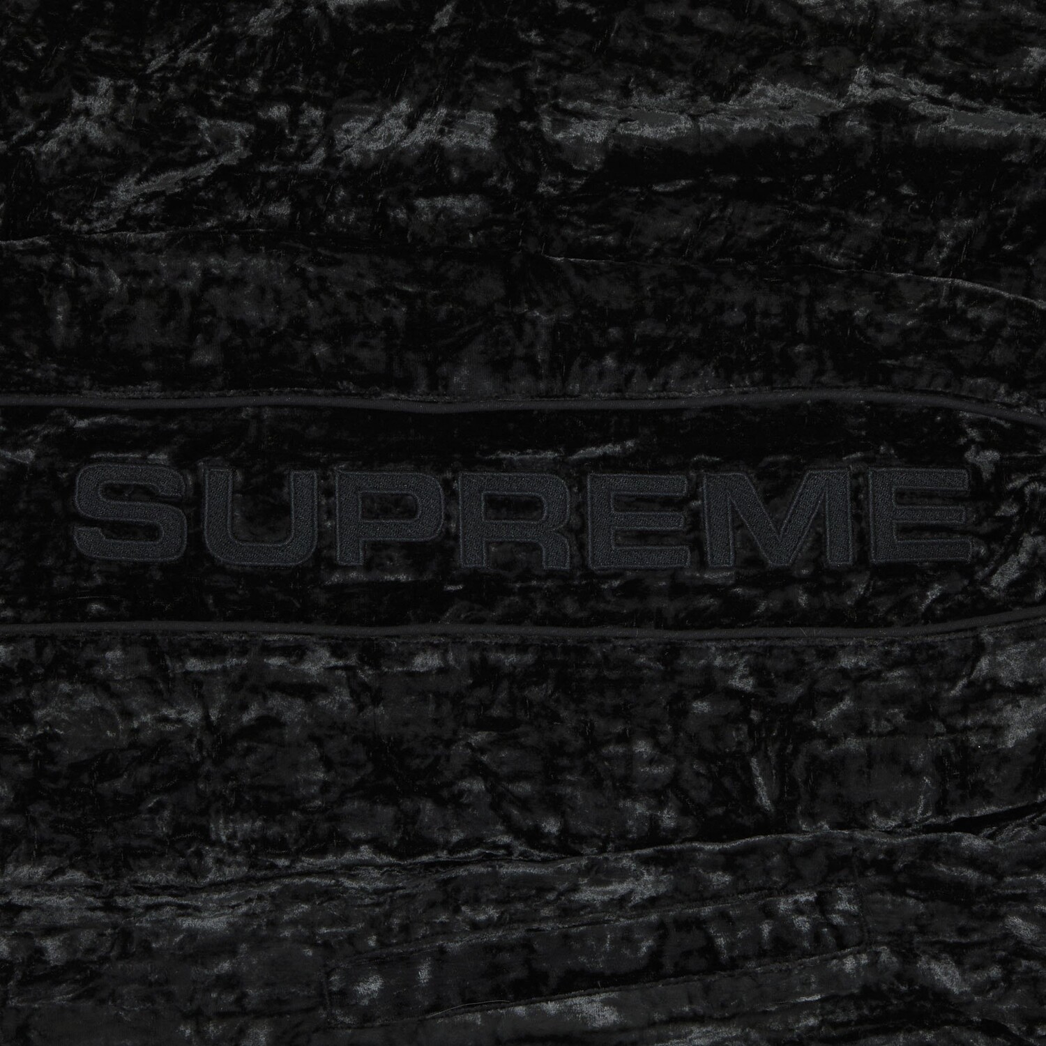 Спортивная куртка Supreme из бархатного бархата, цвет Черный — фото 3