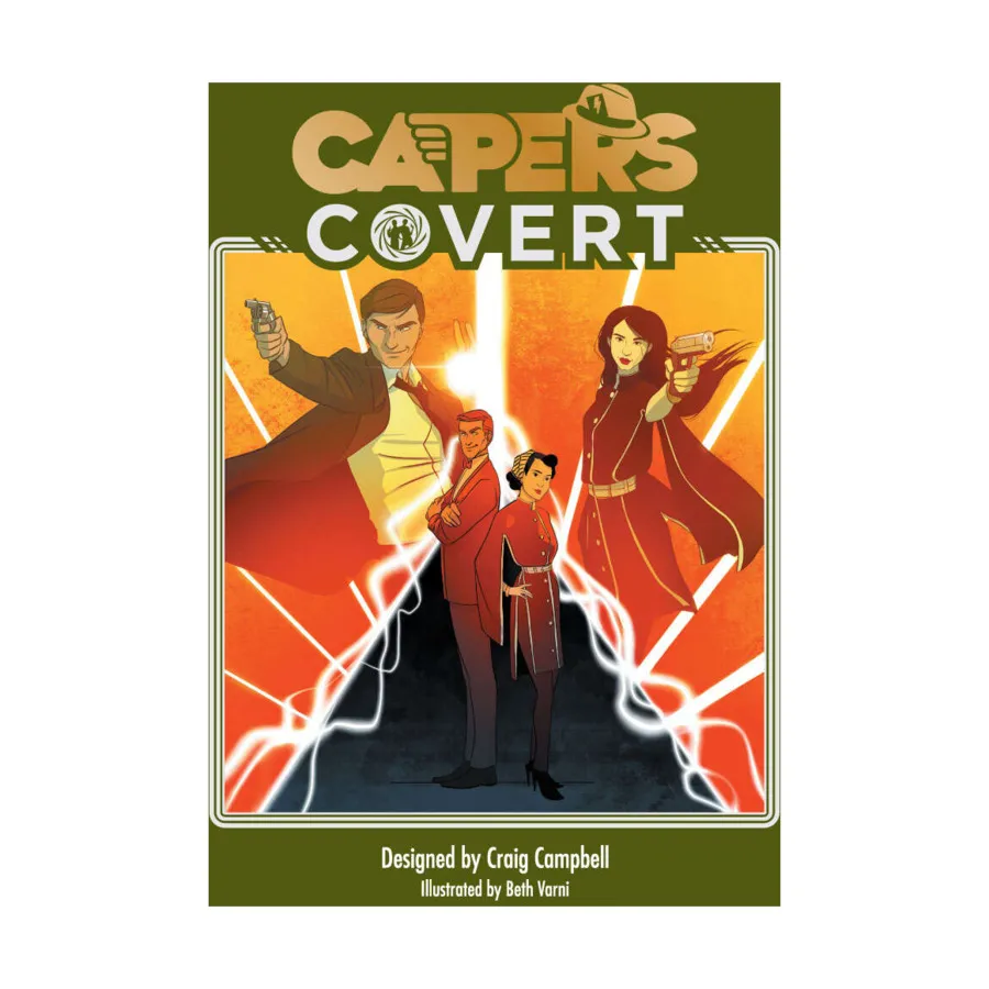 

Capers - Covert (POD, Standard Color), Role Playing Games (Nerd Berger Games), мягкая обложка