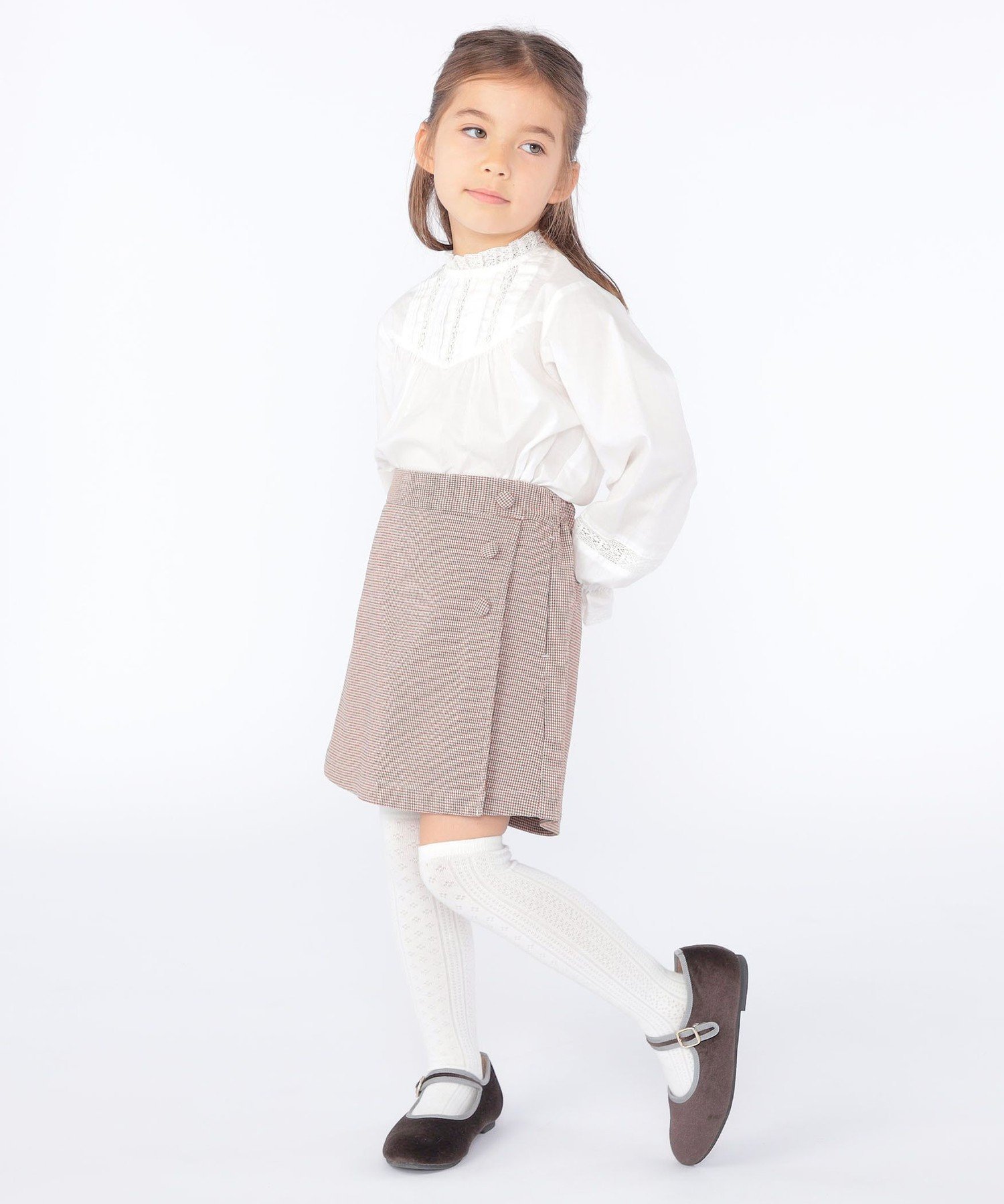 Детские шорты: 100–130 см / Брюки-кюлоты с запахом SHIPS KIDS, Orange — фото 2