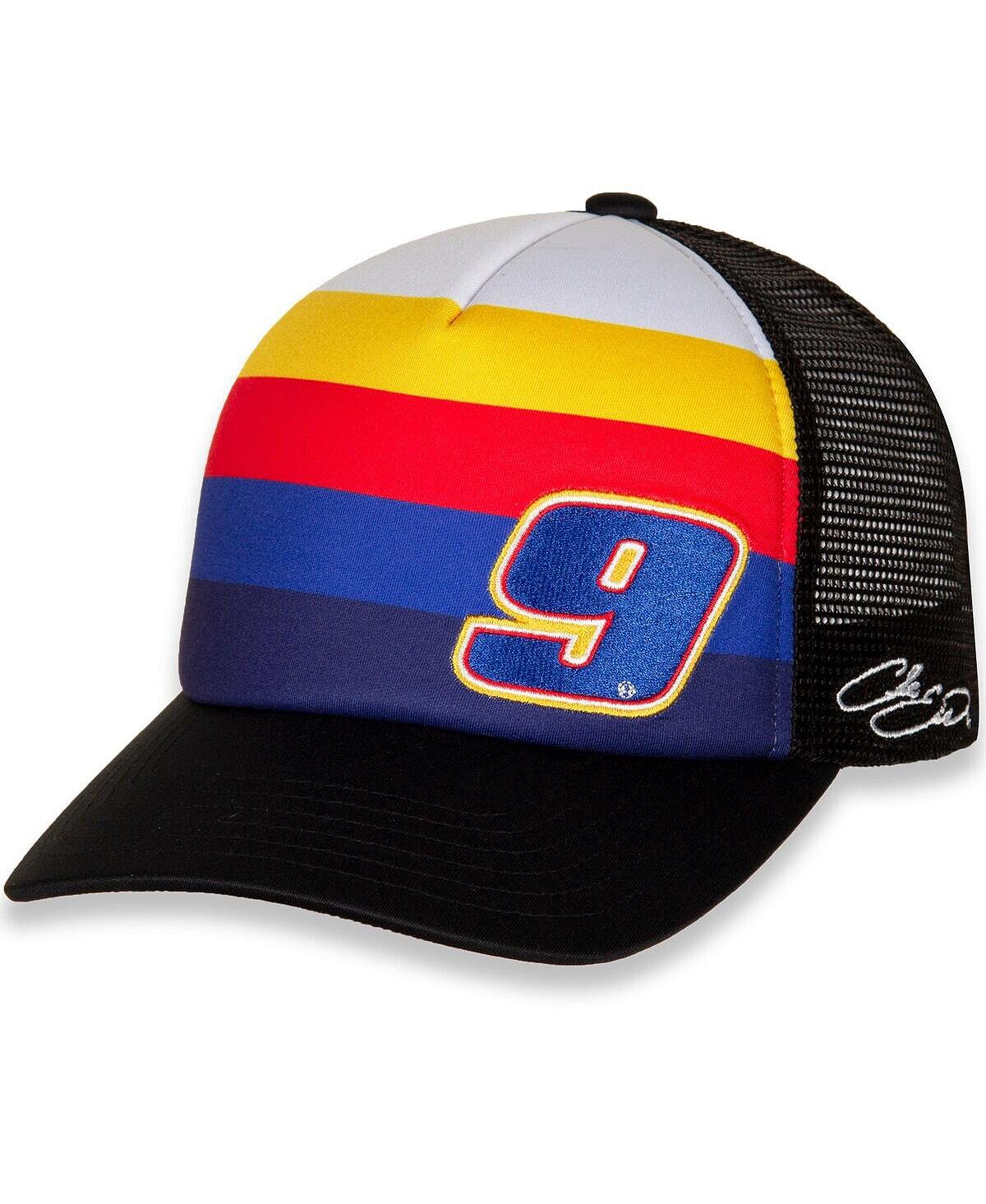 

Мужская черная регулируемая шляпа Hendrick Motorsports Team Collection Chase Elliott Foam Trucker Snapback Fanatics