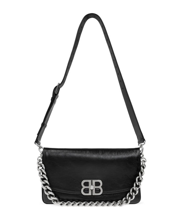 

Сумка через плечо bb soft medium Balenciaga, черный