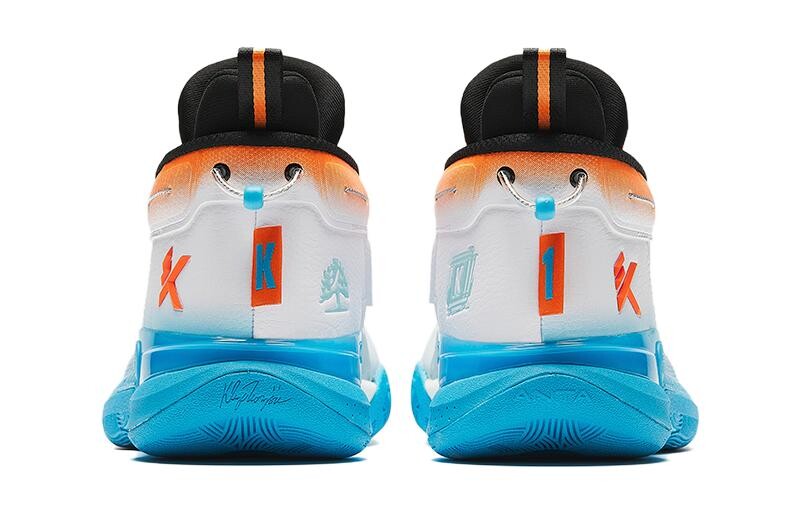 Баскетбольные кроссовки KT9 Kids GS Mid-top White Anta Kids, оранжевый — фото 4