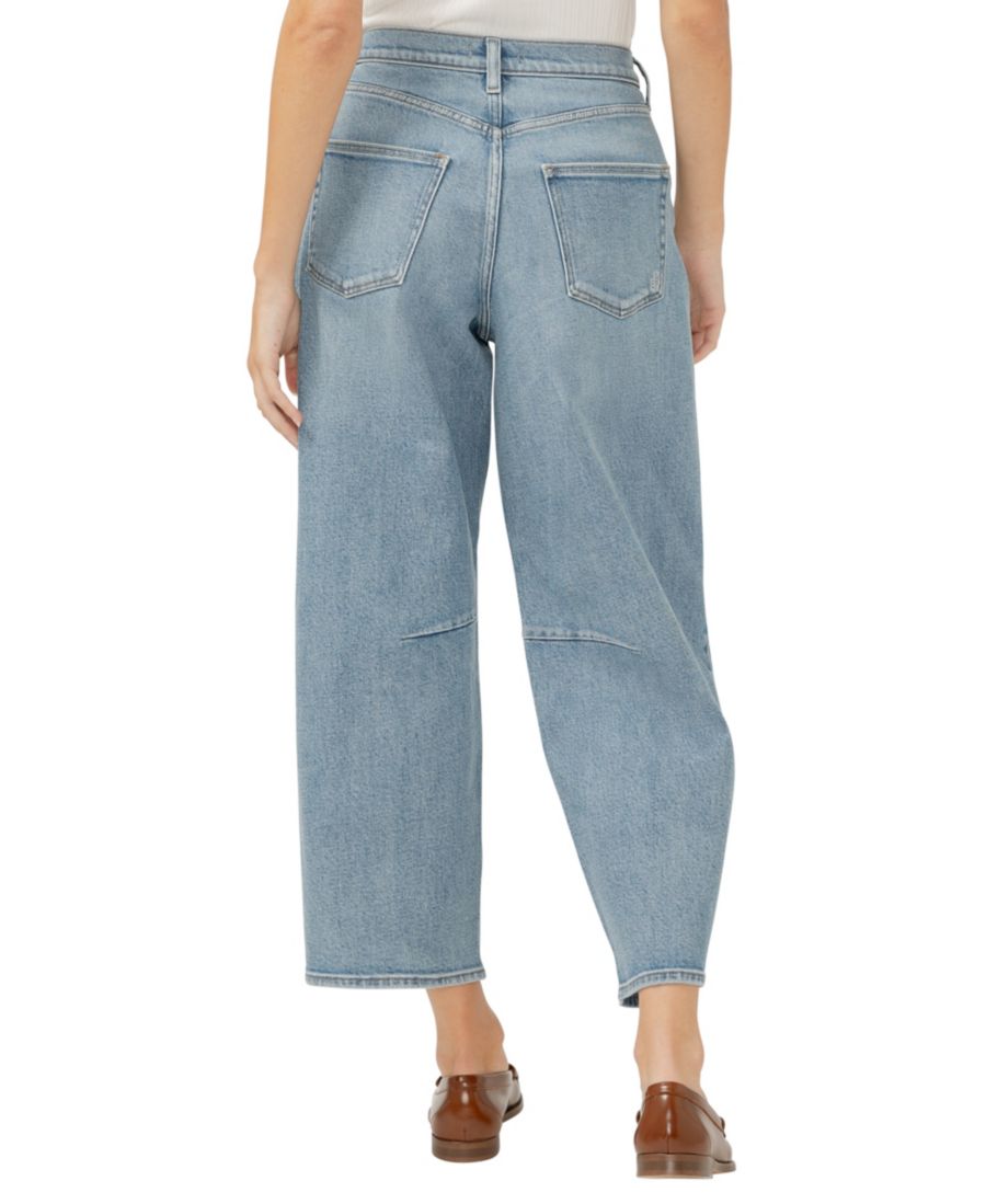 Женские джинсы с высокой посадкой и широкими штанинами Silver Jeans Co, Indigo — фото 2
