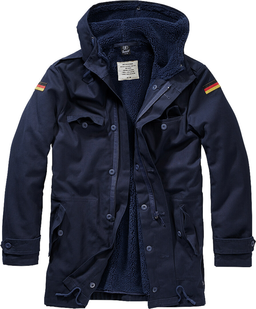 

Куртка Brandit BW Parka Flag Jacket, темно-синий