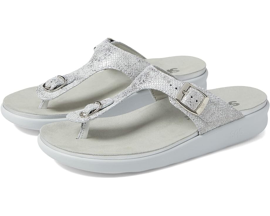 

Сандалии SAS Sanibel Comfort Thong, цвет Plata