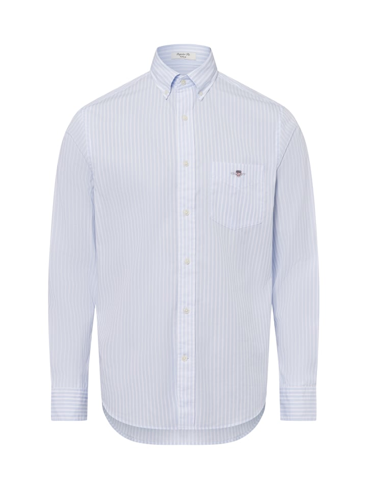 

Рубашка Gant, цвет weiß hellblau