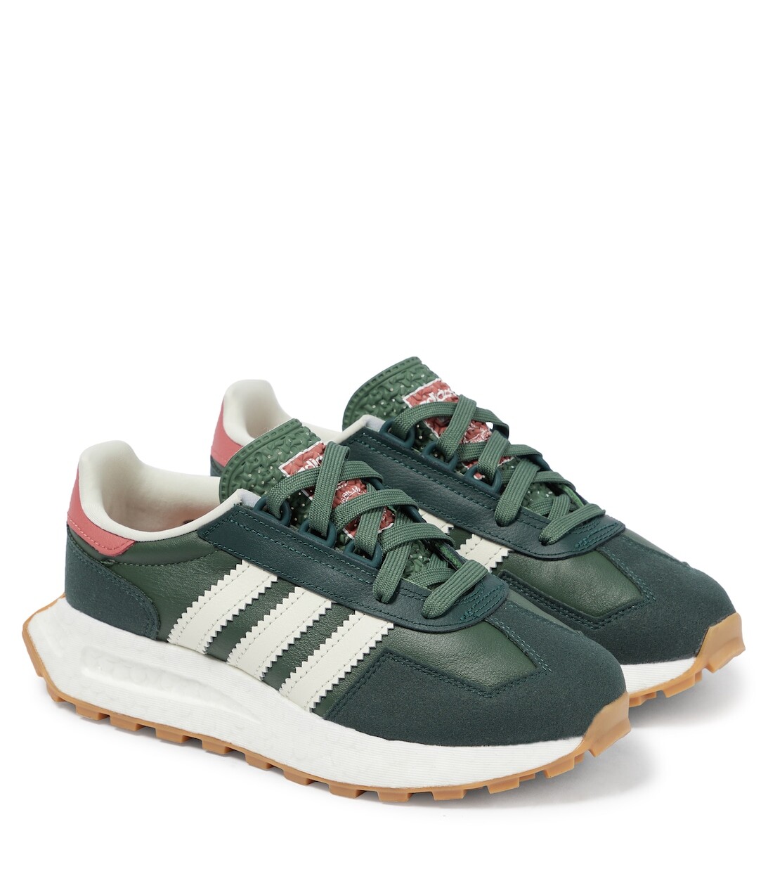 

Кроссовки Retropy со вставками из замши Adidas Originals, зеленый