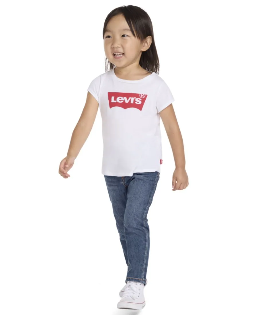 Детские джинсы Brandi Slim-Leg для девочек 2T-4T Levi's, темно-синий
