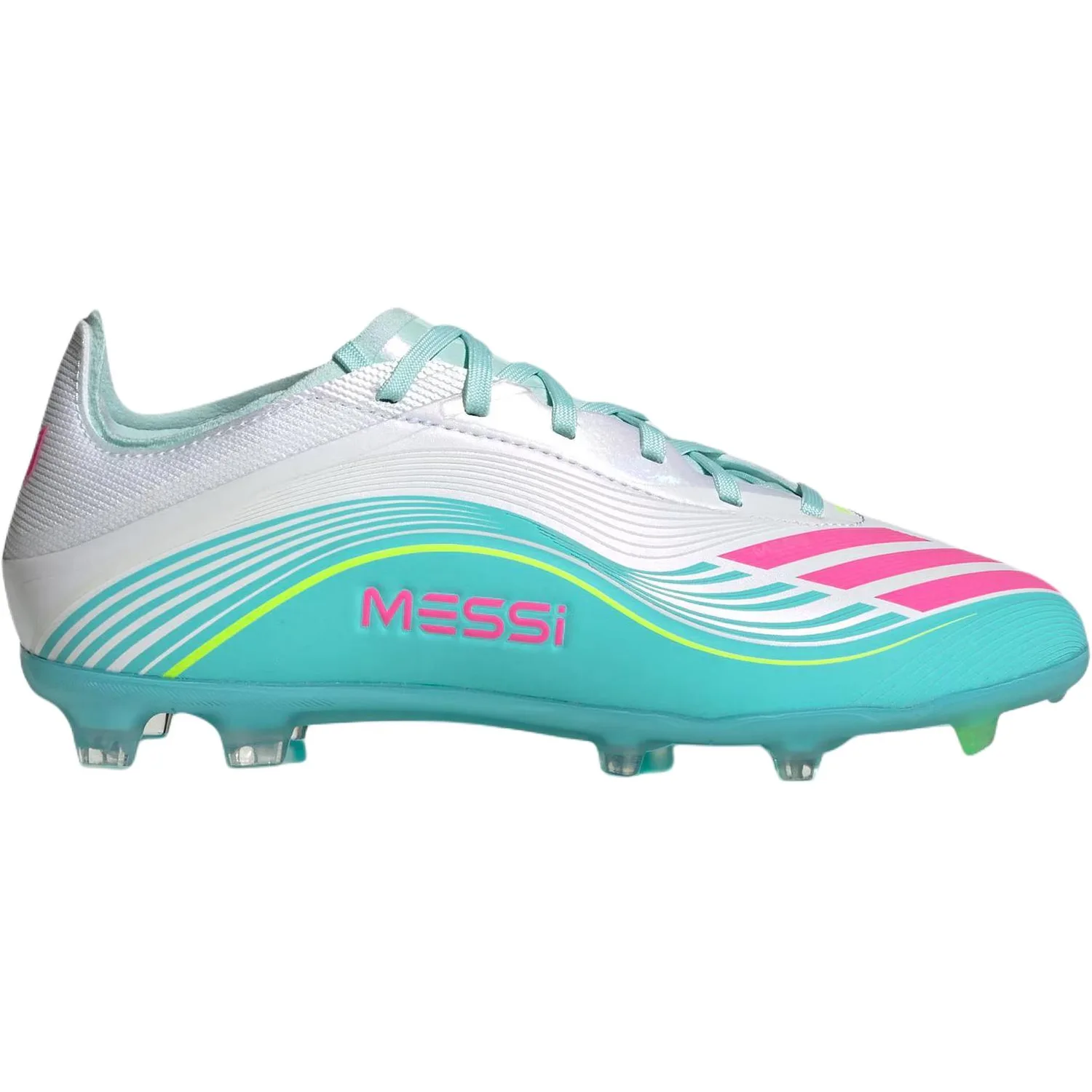 Adidas F50 Fabric Low top Soccer Shoes White Blue Kids' — фото 3