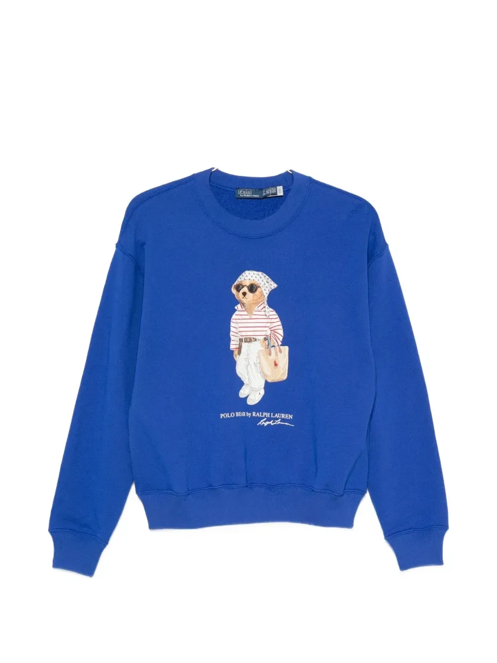Свитшот с принтом в виде медвежонка POLO RALPH LAUREN, синий