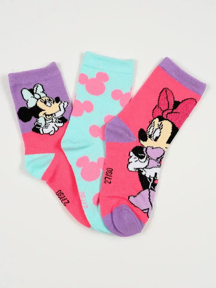 Носки Minnie Disney Minnie Mouse, розовый/бирюзовый — фото 2